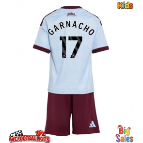 Aston Villa Alejandro Garnacho #17 Replica Third Stadium Kit for Kids 2026-27 Short Sleeve (+ pants)